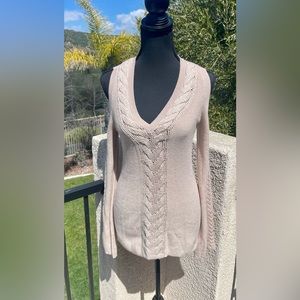 WHBM “cold shoulder” sweater